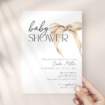 Beige Bow Coquette Barnrumsfest