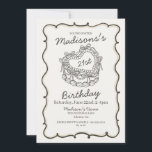 Beige Bow Retro Heart Coquette Cake 21:a födelseda Inbjudningar<br><div class="desc">Indulge i charmen från vår Retro Coquette Cake Collection. Den här sötkoquettbuktensembeln har en hjärtformad coquettekaka i vintage, försedd med coquettebögar och söt smörgräddicering, som fångar essensen av klassisk romantik. Den här samlingen lägger till en lekfull och elegant-vib till vilken firande som helst, skapar den oemotståndligt söt. Låt mig hjälpa...</div>