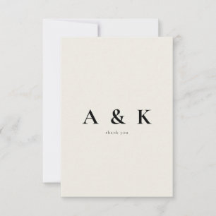 Beige Bröllop Blank Tack Kort
