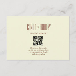 Beige Brown Tilläggskort