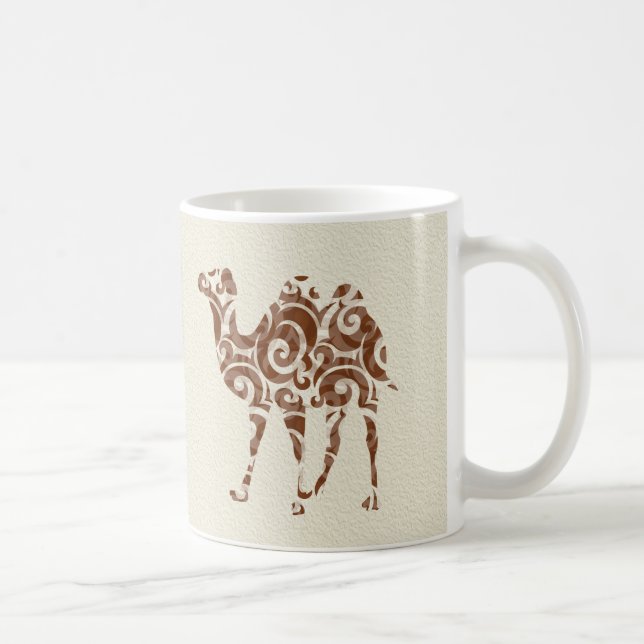 Beige camel kaffemugg (Höger)