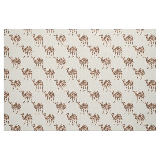 Beige camel tyg (Fat Quarter)