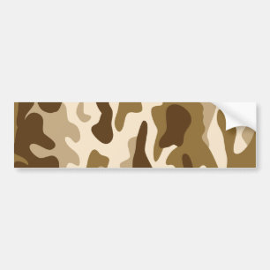 Beige camouflage mönster bildekal