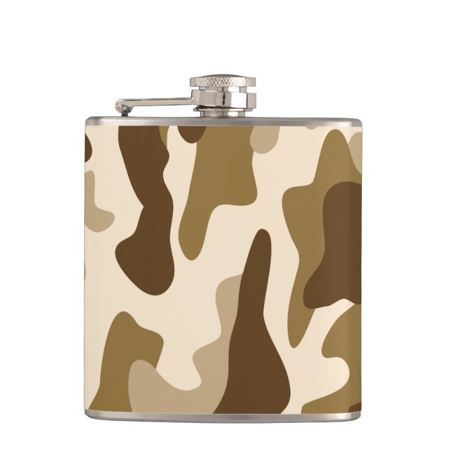 Beige camouflage mönster fickplunta (Framsidan)