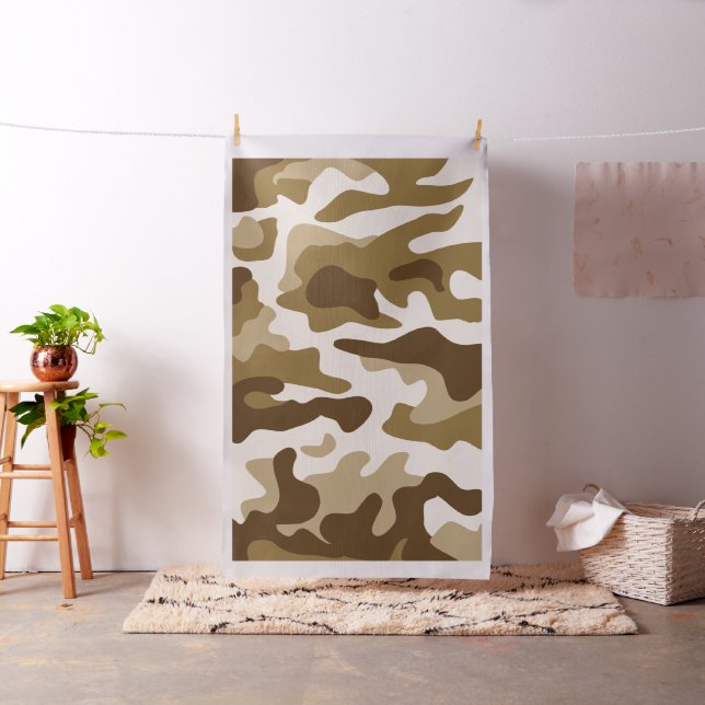 Beige camouflage mönster tyg (In Situ)