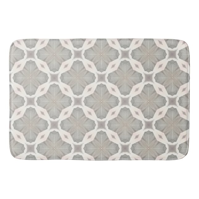 Beige Chainlink-design som Badrumsmatta (Framsidan)