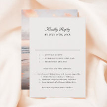 Beige Classic Calligraphy Photo Bröllop OSA