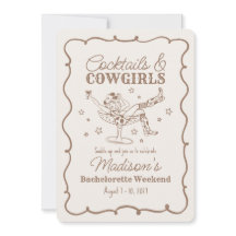 Beige Cocktail och Cowgirl Nash Bash Bachelorette