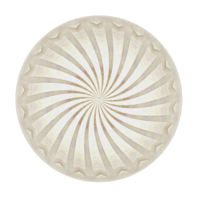 Beige Cräm Virvel Skärbräda (Framsidan)