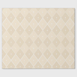 Beige diamant modern skandinavisk minimalistisk pr presentpapper