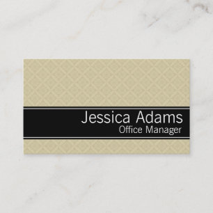 Beige Diamonds Mönster Modern Professionell Visitkort