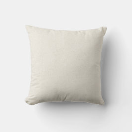 Beige Ecru Solid Pillow Kudde