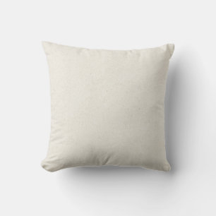 Beige Ecru Solid Pillow Kudde