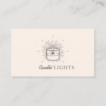 Beige Elegant Soy Handmade Candle