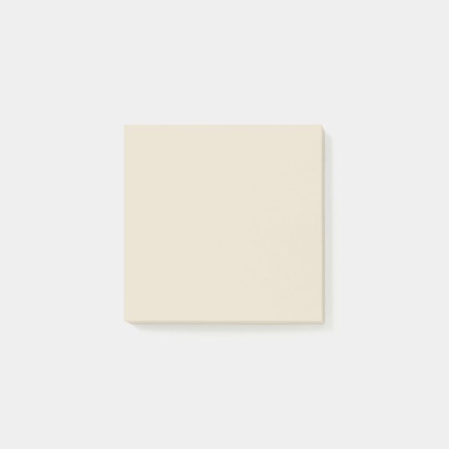 Beige Elegant Stationery Post-it Block (Framsida)