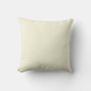 Beige F5F5DC Solid Färg Design Kudde