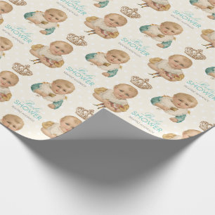 Beige för personlig för krona för presentpapper
