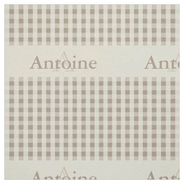 Beige för Sand för Monogram för Tyg (Provkarta)