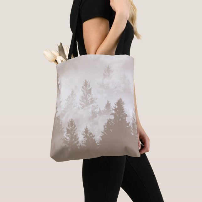Beige Forest Dream 1 #art #resa Tygkasse (Närbild)