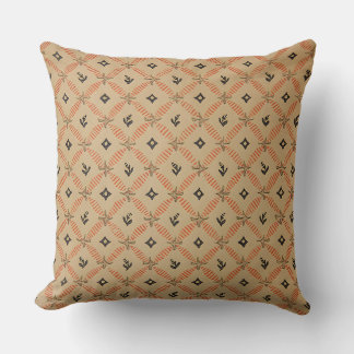 Beige Geometric Design Kudde