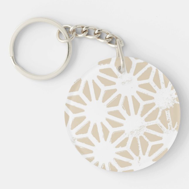 Beige geometric mönster (Framsidan)