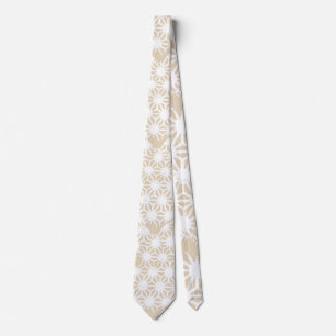 Beige geometric mönster slips
