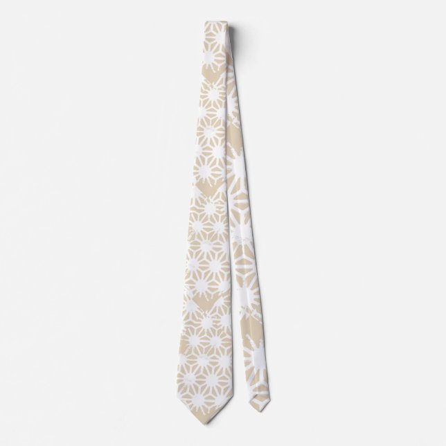 Beige geometric mönster slips (Framsida)