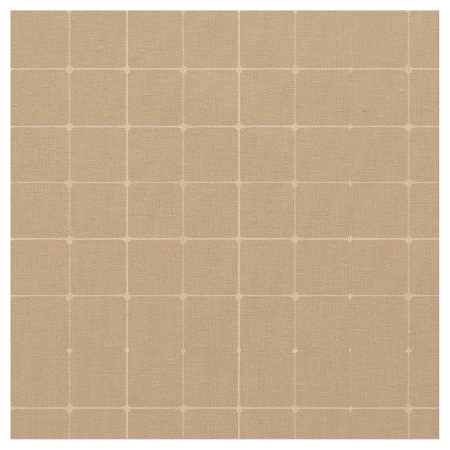 Beige geometrisk kakeldesignbakgrund tyg (Närbild)