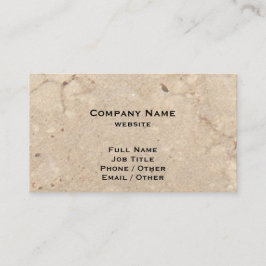 Beige Granite Affärskort Visitkort
