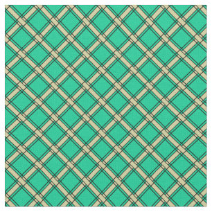 Beige grönt, plaid mönster, tartan tyg