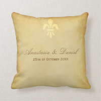 Beige guld de luxe Fransk stil fleur de lis