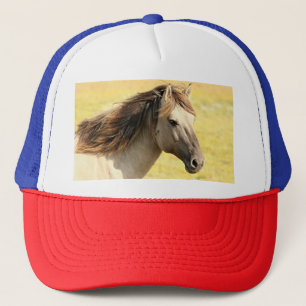 Beige Horse Profile Keps