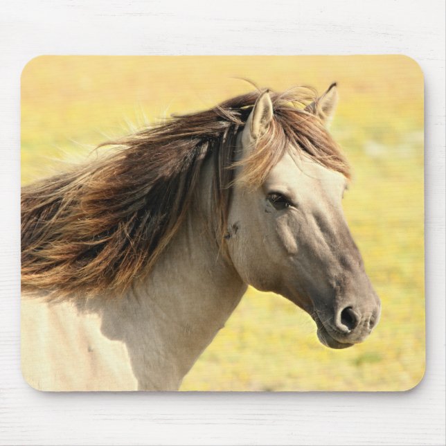 Beige Horse Profile Musmatta (Framsidan)