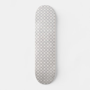Beige Islamic geometric mönster Mini Skateboard Bräda 18,5 Cm
