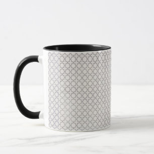 Beige Islamic geometric mönster Mugg