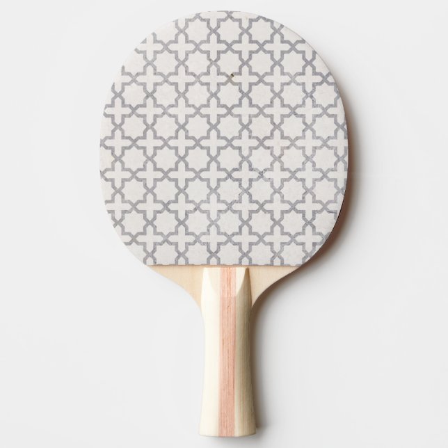 Beige Islamic geometric mönster Pingisracket (Framsidan)
