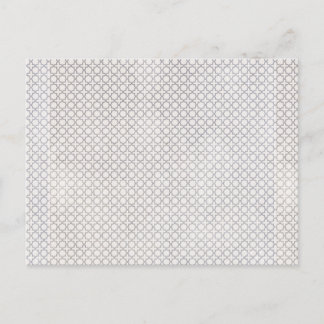 Beige Islamic geometric mönster Vykort