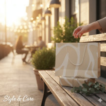 Beige kräm enkel organisk mönster