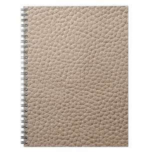Beige, läder struktur, sömlös bakgrund. anteckningsbok