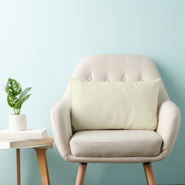 Beige Ländryggskudde Lumbarkudde (Stol)