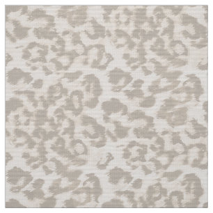 Beige leopard print . tyg