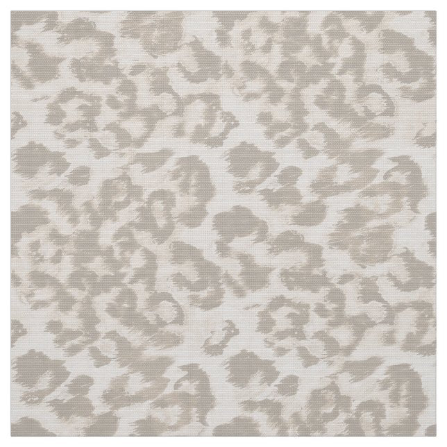 Beige leopard print . tyg (Provkarta)