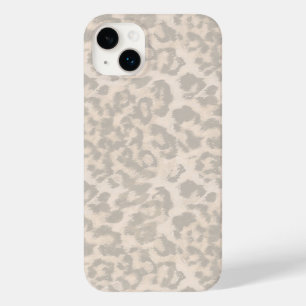 Beige leopardtryck.
