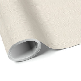 Beige Linen Creme Struktur Simple Elegant Presentpapper