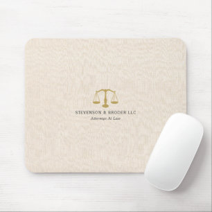 Beige Linen Struktur & Guld Justice Musmatta
