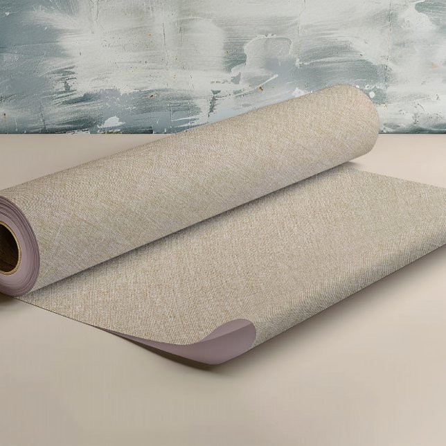 Beige Linen Struktur Presentpapper (Skapare uppladdad)