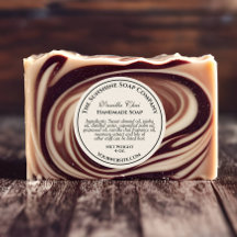 Beige linnepapper stil tvål kosmetika badbomber