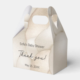 Beige Luftballong Baby Shower Presentaskar