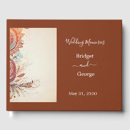 beige macrame bröllop gästböcker