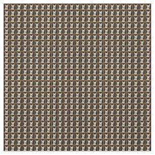 Beige målad chihuahua på svart bakgrund tyg